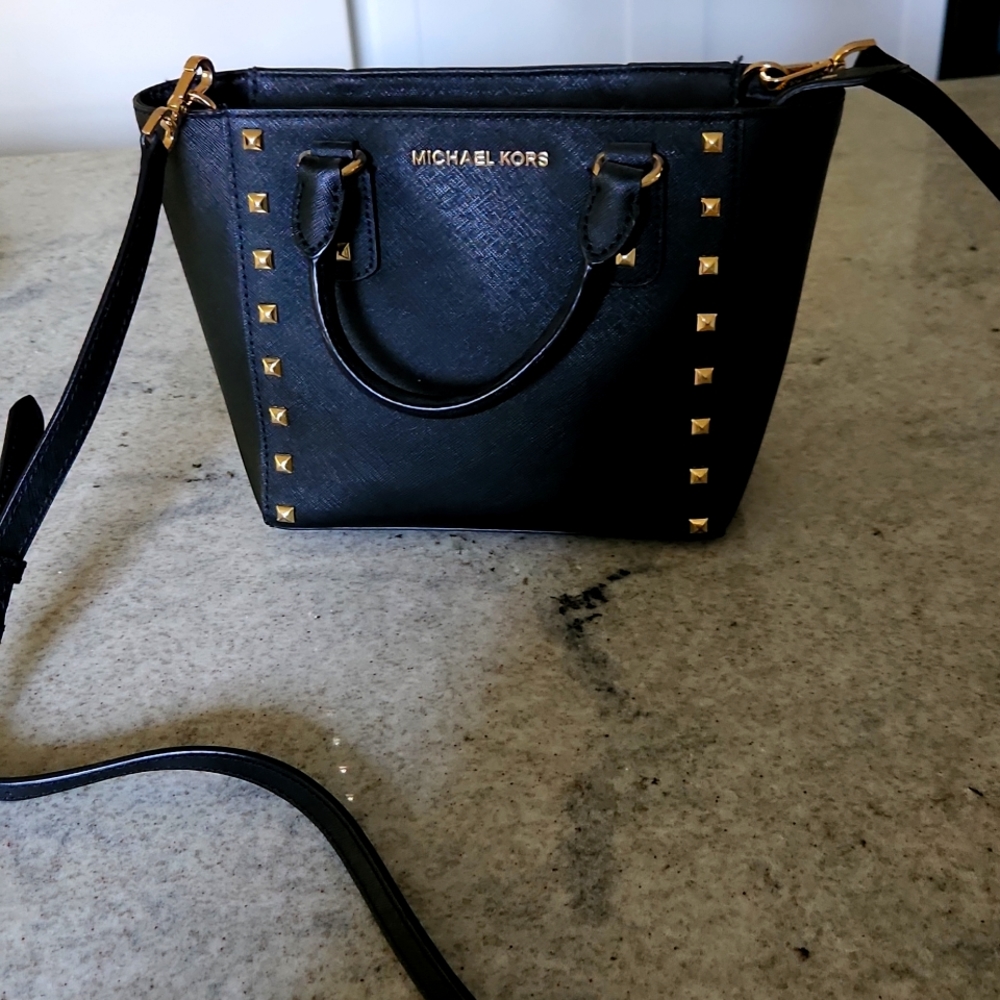 Michael Kors Black Stud Bag